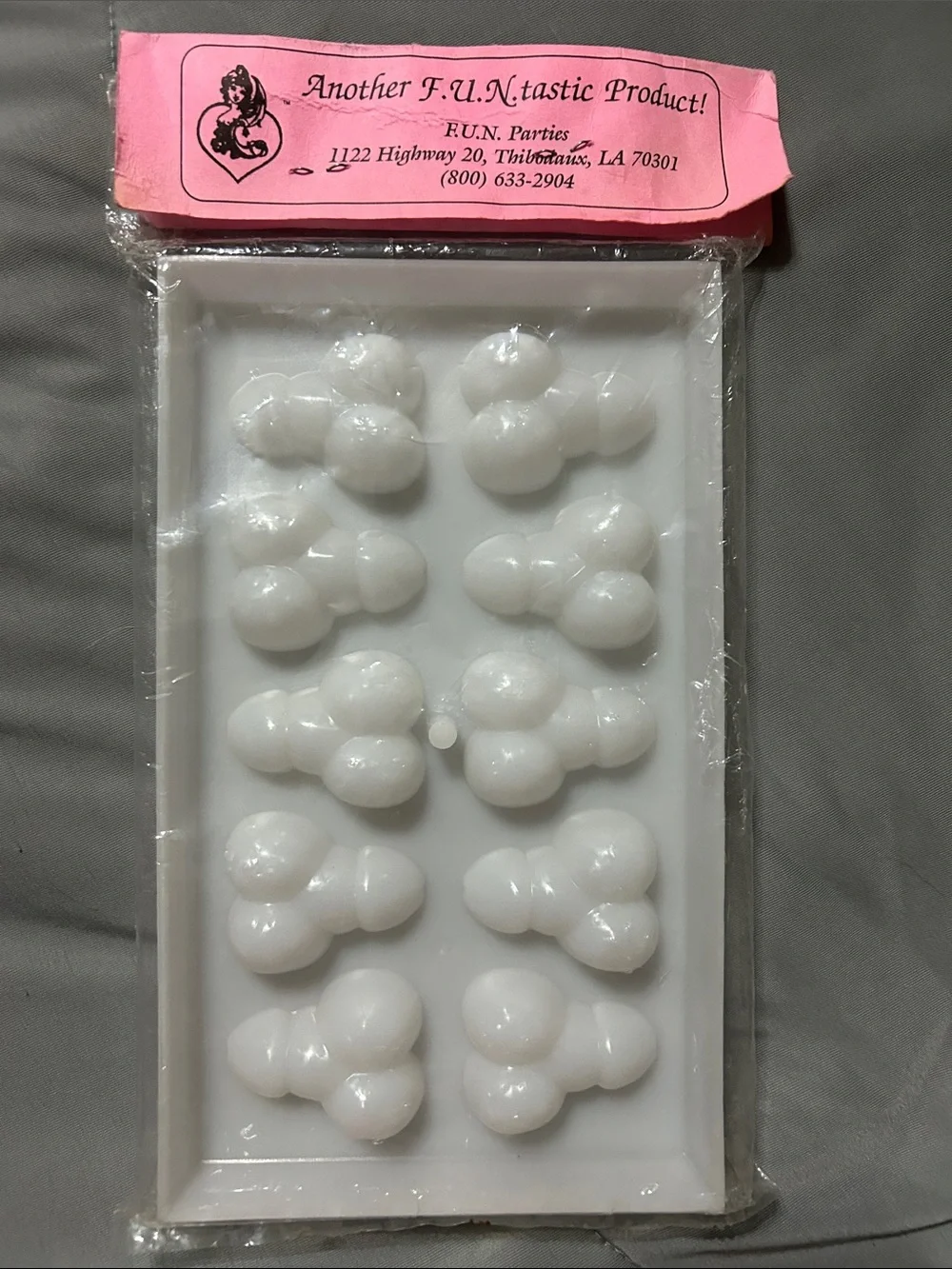 F.U.N. Parties white plastic